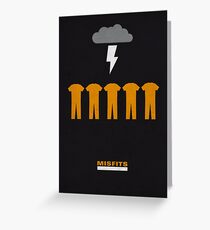 misfits Greeting Card