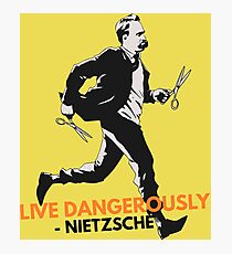 Live Dangerously - Nietzsche Photographic Print
