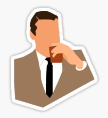 Don Draper Takes a Drink Sticker