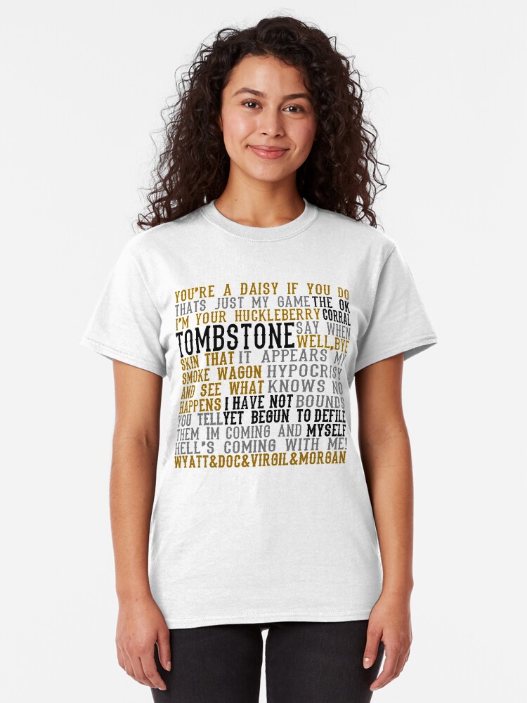 tombstone the movie t shirts