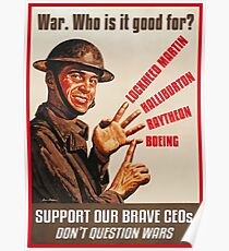 War. Who is it good for? Poster