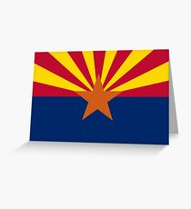 Arizona State Flag Greeting Card