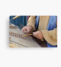 Hammer Dulcimer Canvas Print