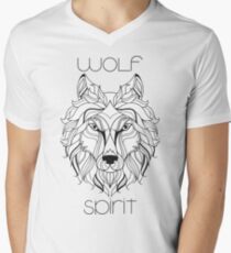 Wolf Spirit Men's V-Neck T-Shirt