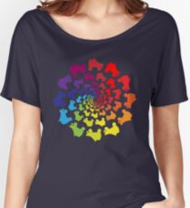 Kreis Regenbogen Skate Loose Fit T-Shirt