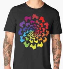 circle rainbow skate Men's Premium T-Shirt