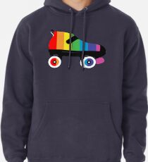 Regenbogen Stolz Roller Derby Skate Stripes Hoodie