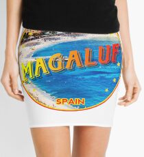 Magaluf, Magaluf poster, tshirt, Spain, beach, photo Mini Skirt