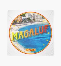 Magaluf, Magaluf poster, tshirt, Spain, beach, photo Scarf