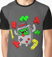 Tetris and Game Boy grey Graphic T-Shirt