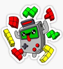 Tetris Game Boy retro game Sticker