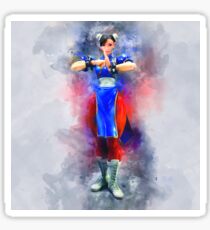 Chun Li Oil Paint Sticker