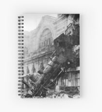 Train wreck Spiral Notebook