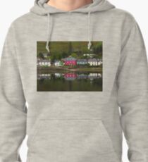 Cottage Reflections, Dornie, Scotland Pullover Hoodie