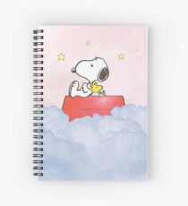 sleeping snoopy Spiral Notebook