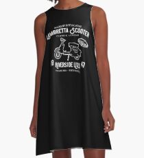 Vintage Innocenti Lambretta Scooter T Shirt Original Design A-Line Dress