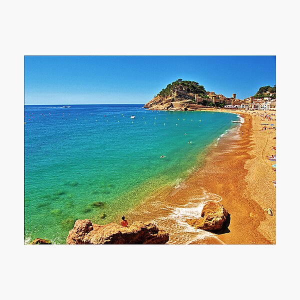 Tossa Beach - Tossa de Mar, Spain Photographic Print