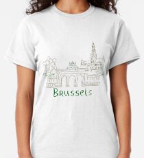 Brüssel Panorama Classic T-Shirt