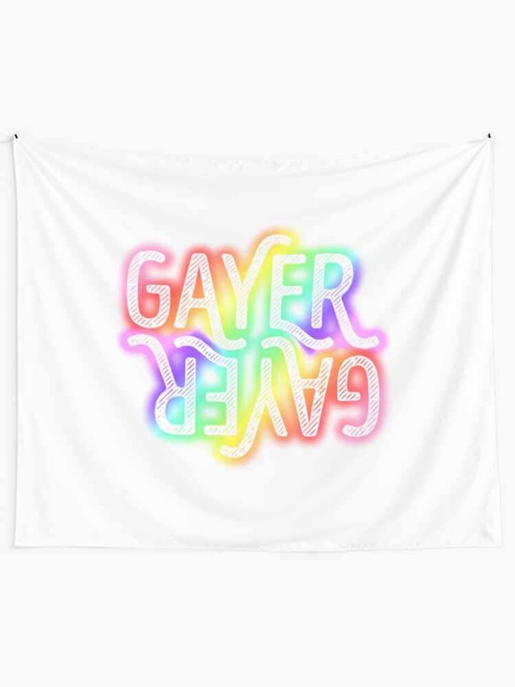 Alternate view of Clearly Gayer Tapestry