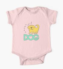 Funny cute bright dog. One Piece - Short Sleeve