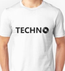 Techno Record Vinyl Unisex T-Shirt