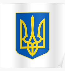 Coat of Arms of Ukraine Poster