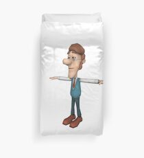 T Pose Duvet Cover