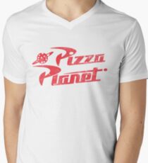 Pizza Planet Men's V-Neck T-Shirt