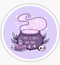Witch Cauldron // Purple Sticker