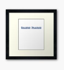 Grande Prairie Framed Print