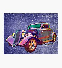 Ford Street Rod 1934 Art as Found in the Belly of a Whale Photographic Print
