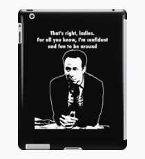 The Wisdom of Stuart comic book shop owner iPad Case/Skin