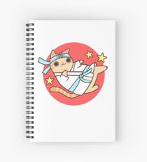 Karate Cat Spiral Notebook