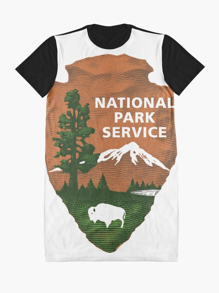 Alternative Ansicht von Nationalpark Service T-Shirt Kleid