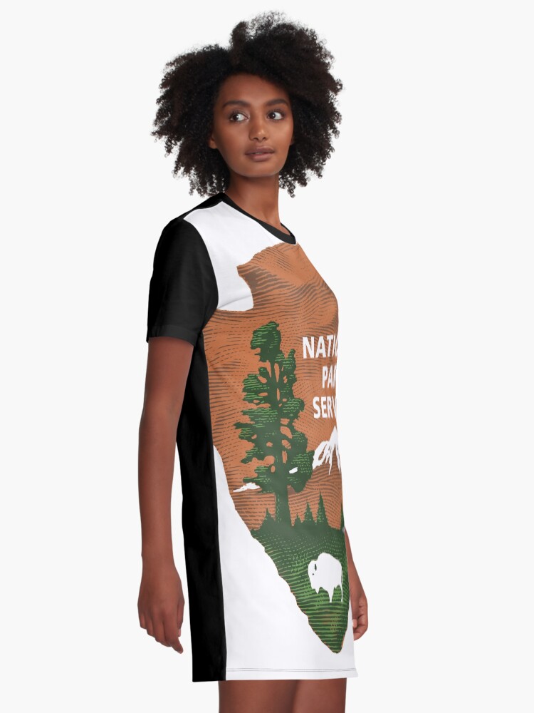 Alternative Ansicht von Nationalpark Service T-Shirt Kleid