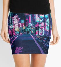 Tokyo - A Neon Wonderland Mini Skirt