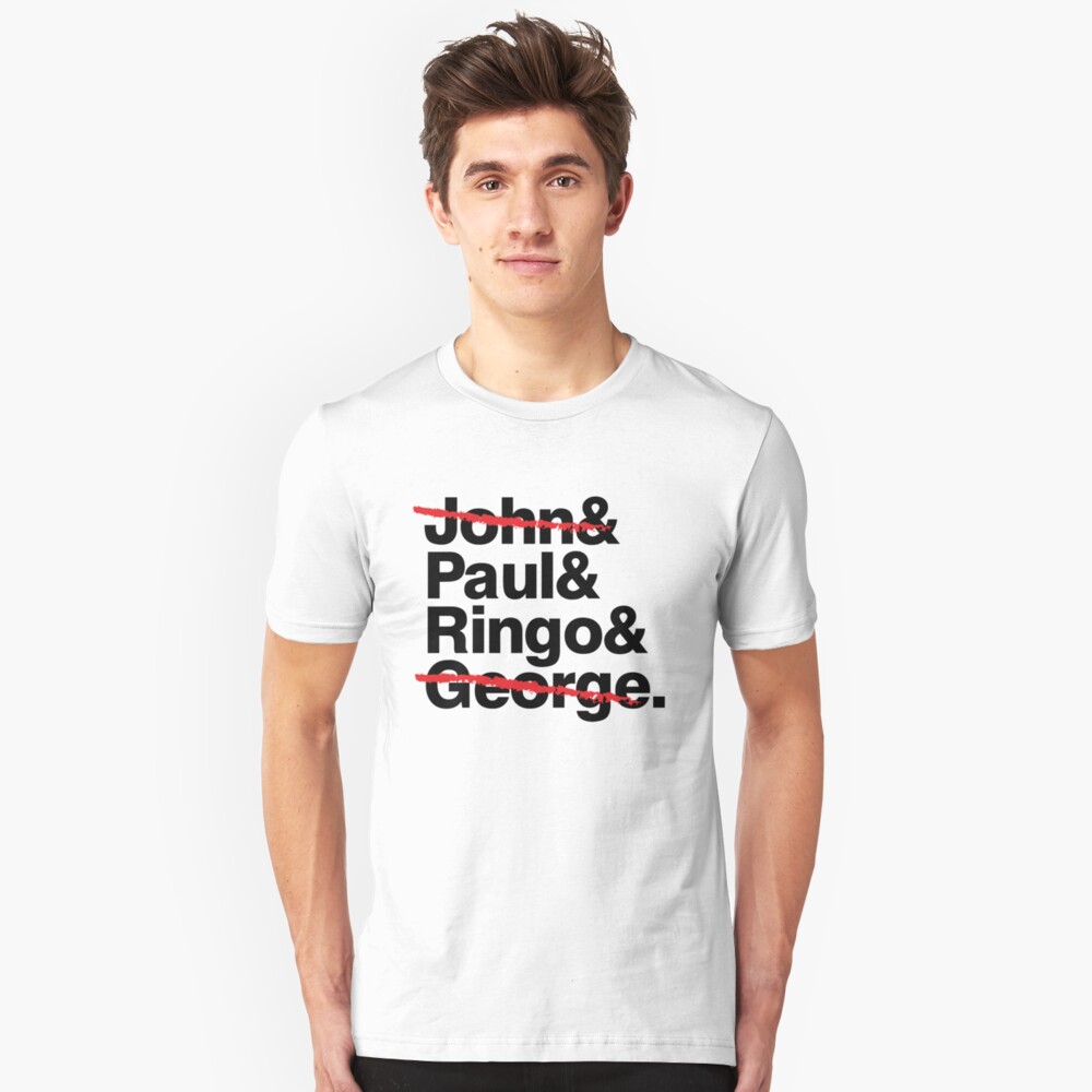 Get John And Paul And George And Ringo Shirt Font Images