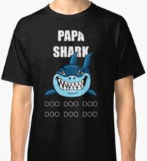 Camiseta clásica Papa Shark