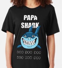 Papa Shark Slim Fit T-Shirt