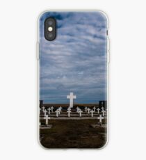 Argentine cemetery, Falkland islands. iPhone Case