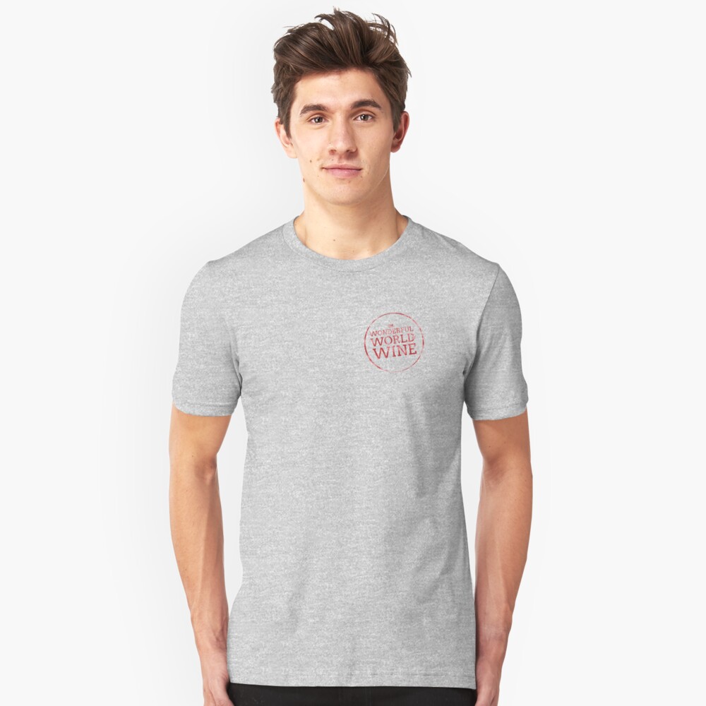 Wonderful World of Wine Slim Fit T-Shirt