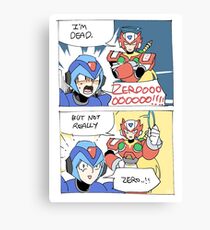 Rockman X / Megaman X Comic Canvas Print