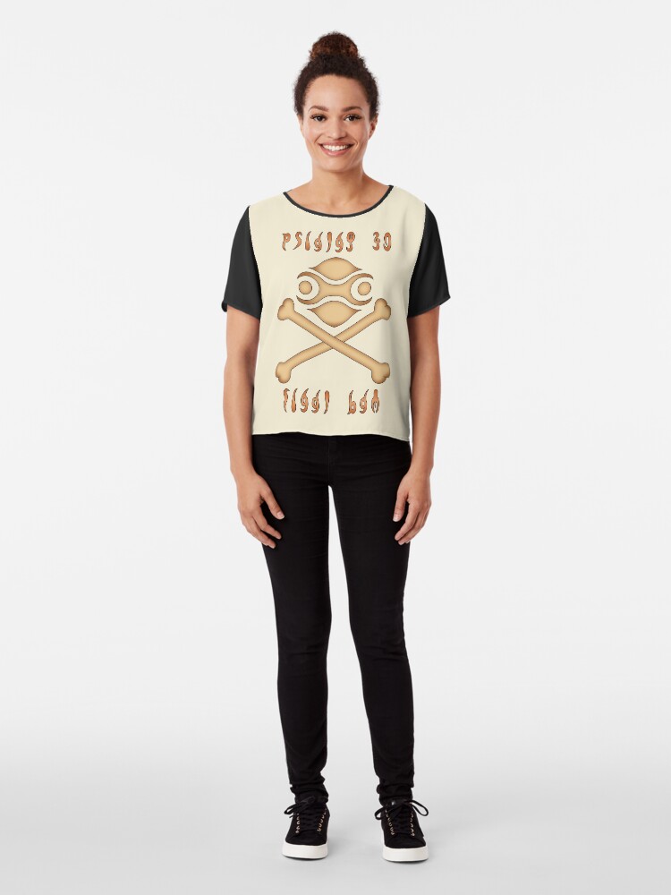 Alternate view of Pirates of Great Bay Chiffon Top
