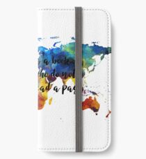 Travel Journal iPhone Wallet/Case/Skin