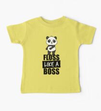 Niedliche Panda Floss wie ein Boss Baby T-Shirt