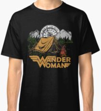 Wander Woman Funny Camping Love Gift for Women T-shirt Classic T-Shirt