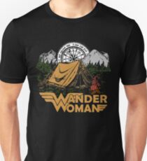 Wander Woman Funny Camping Love Gift for Women T-shirt Unisex T-Shirt