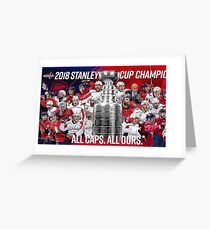 Stanley Cup Champs 2018!! Greeting Card