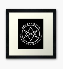 Men of Letters - Stamus Contra Malum (Variant) Framed Print