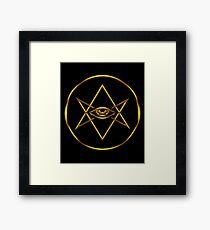 Men of Letters Rogue Cult Symbol Framed Print